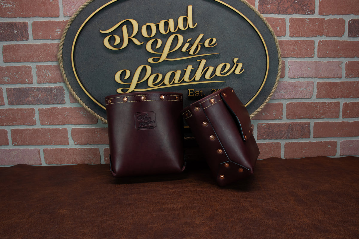 Double bull pin holder – Road Life Leather