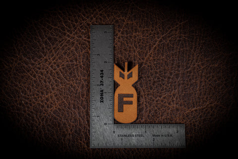 F Bomb Leather sticker