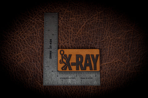 F**k X-RAY Leather Sticker